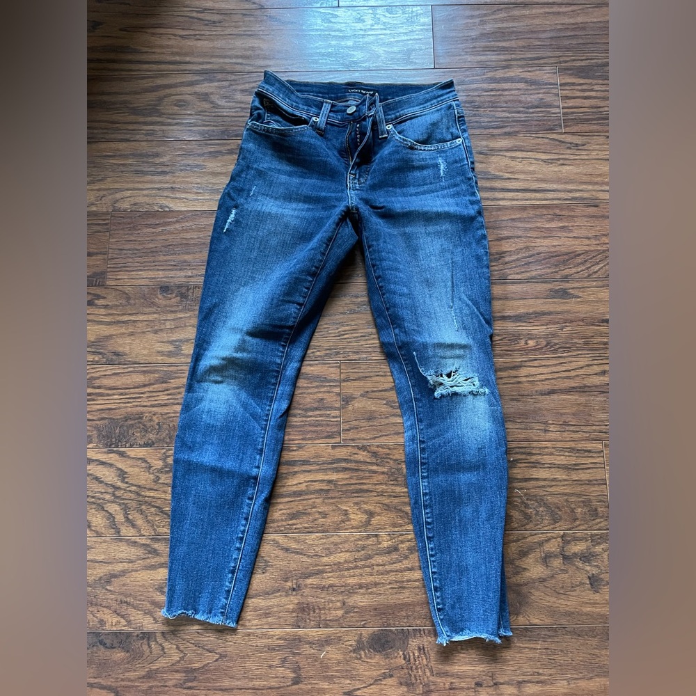 Lucky Brand Ava Mid Rise Skinny Jeans Sz 2/26